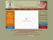 Tablet Screenshot of discoveryschool.ca
